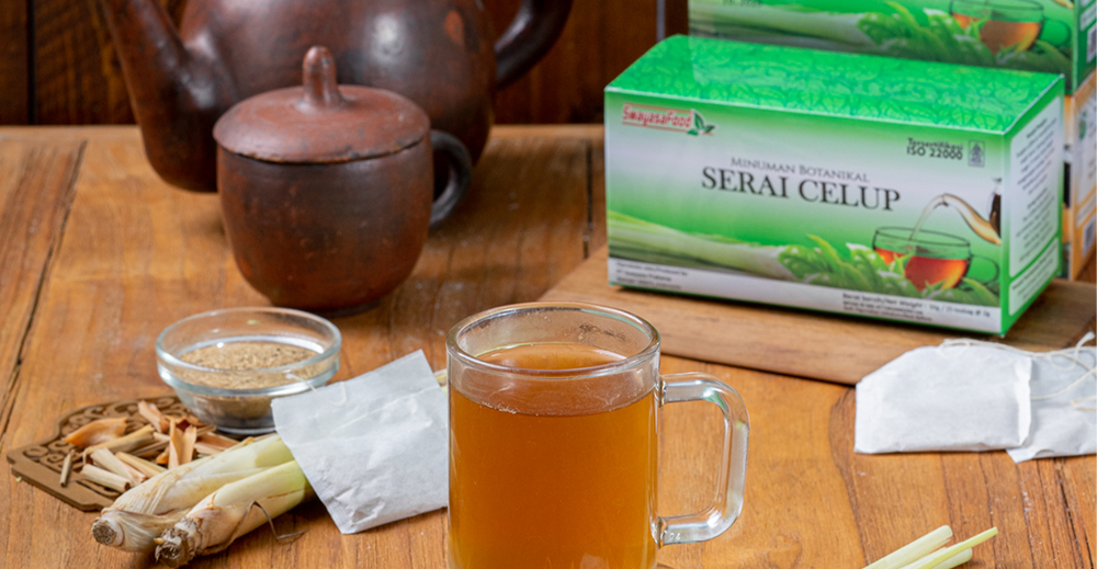 LEMONGRASS AND BLACK TEA BAGS