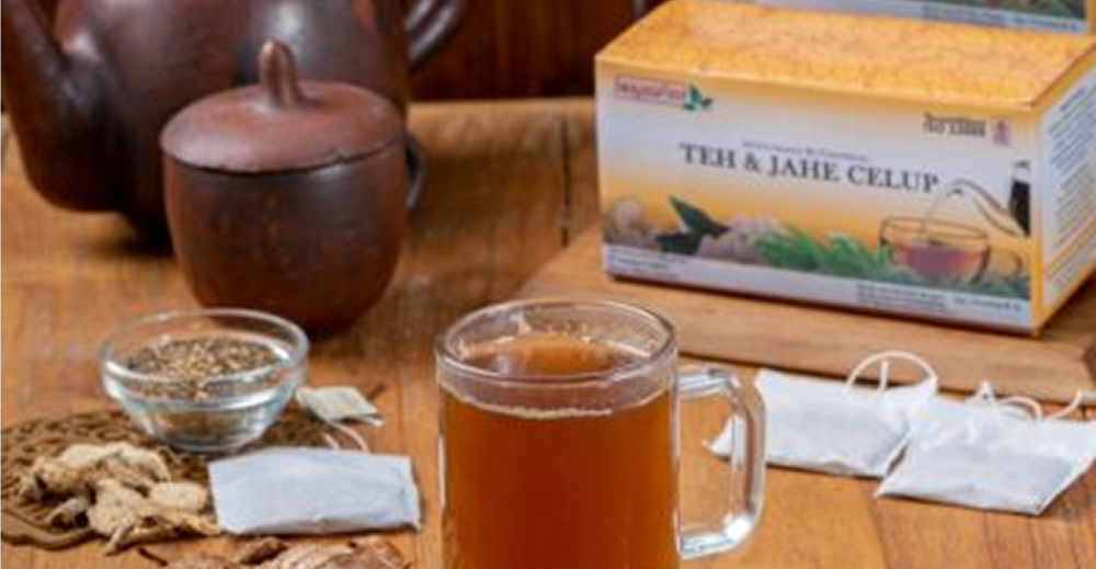 GINGER AND BLACK TEA BAGS